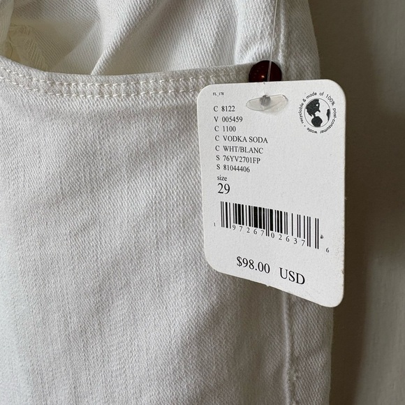 NWT Blank NYC White The Hoyt High-Rise Mini Flare Denim Jeans | Size 29 - Picture 6 of 9